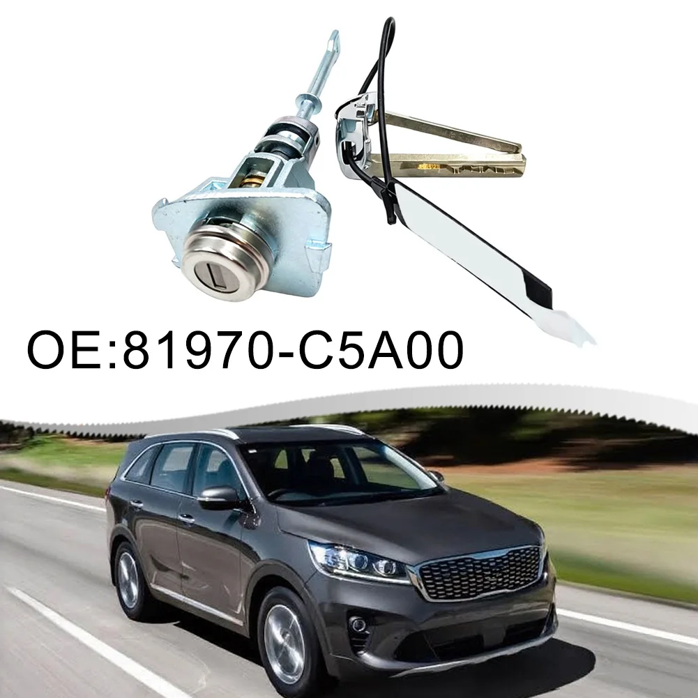 Door Lock Cylinder With Keys Left Front For KIA Sorento 2016-2020 81970C5A00 81970 C5A00