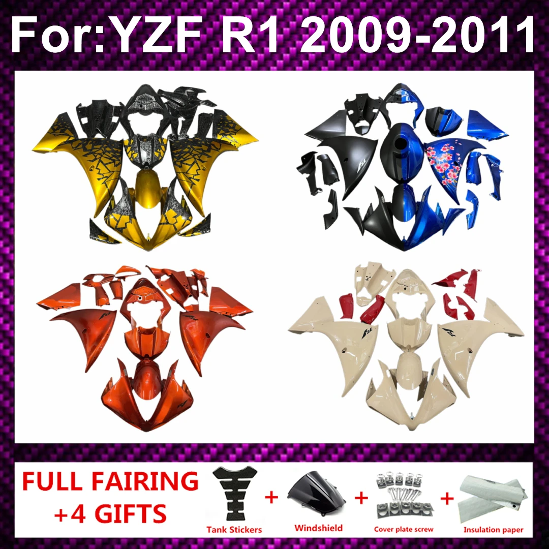 

Fairing Kit ABS Plastic Body Injection Fairings Bodywork Bodykits For R1 YZF1000 YZF-R1 2009 2010 2011 zxmt