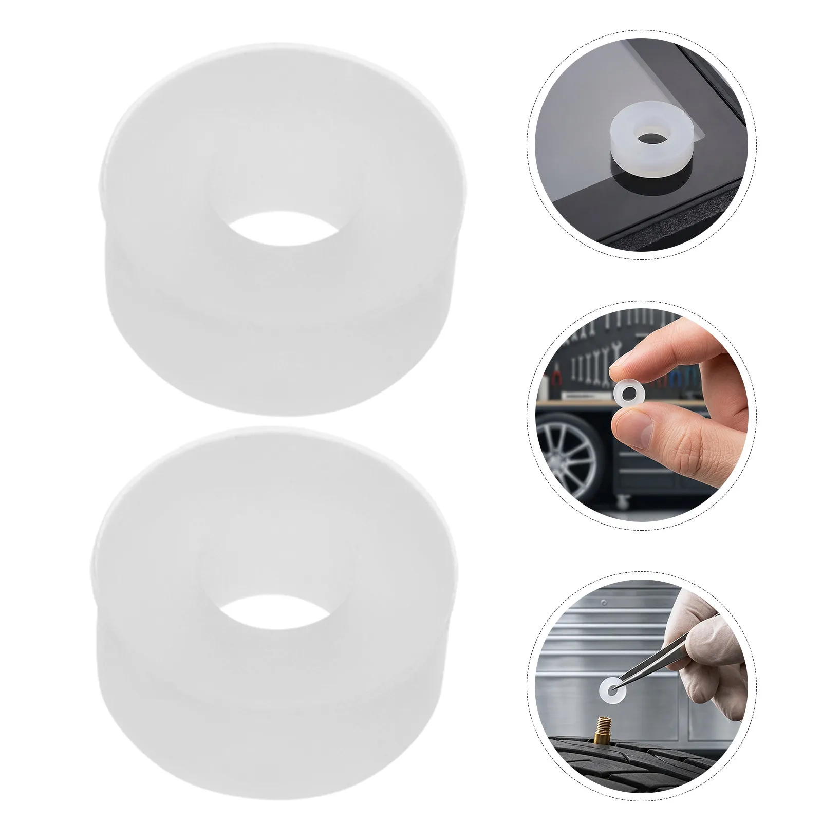 30Pcs Silicone Tire Air Chuck Gaskets Leak Proof O Rings Tire Inflator Chuck Seal Replacement Air Compressor Nozzle Seal