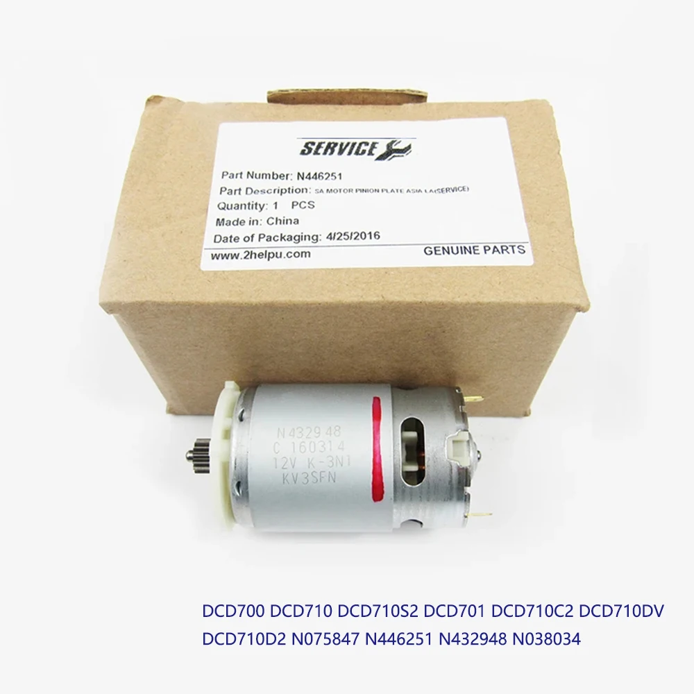 14 Teeth Motor for Dewalt 10.8V 12V DCD700 DCD710 DCD710S2 DCD701 DCD710C2 DCD710DV DCD710D2 N432948 N038034 N075847 N446251