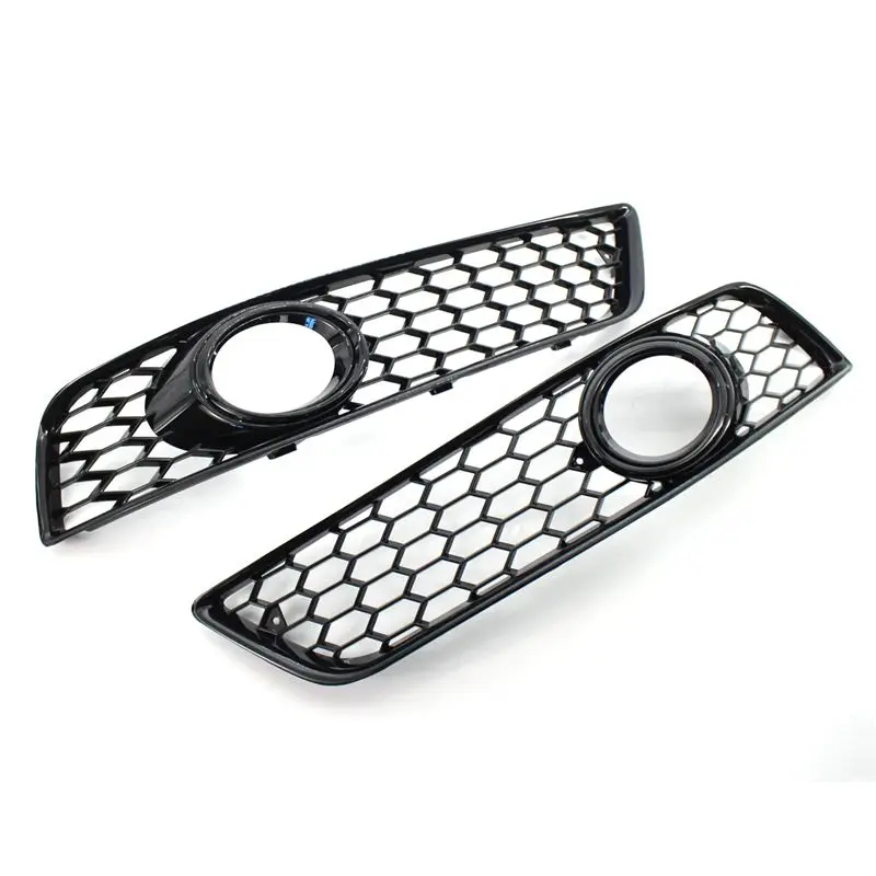 #80R (Black)8P0807682D Fog Lamp Honeycomb Grille Covers,Automotive Parts & Accessories