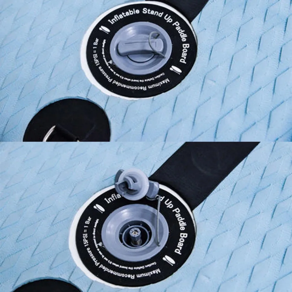 

New Replacement Rowing Boat Air Valve PVC Grey Air Gas Valve Cap Dinghy Kayak Canoe Double Seal Boat Accessories