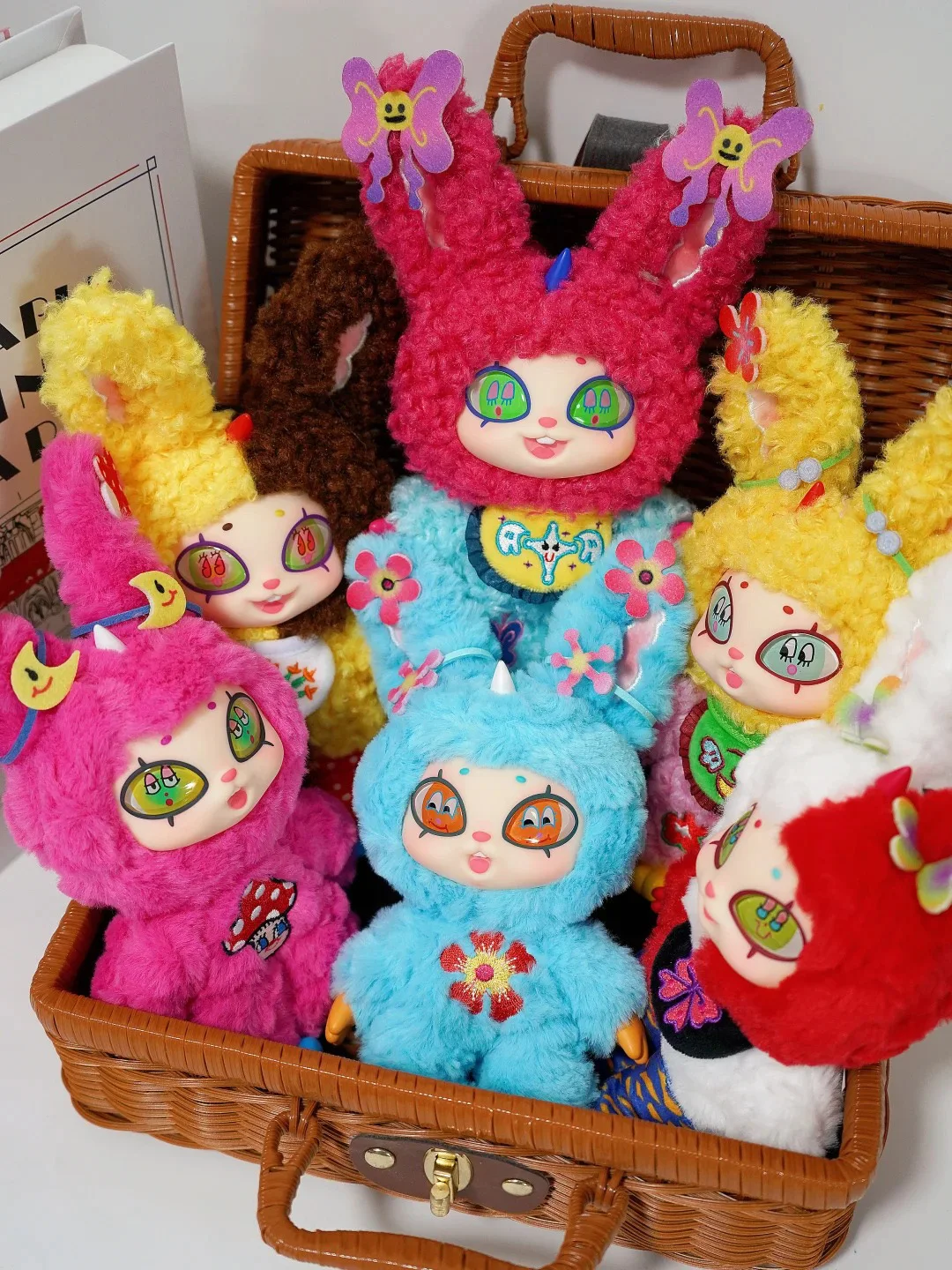 

Xinye City Elf Wild Series Plush Blind Box Cute Fluffy Stuffed Rabbit Trendy Toy Ornament Birthday Gift For Kids Collectors