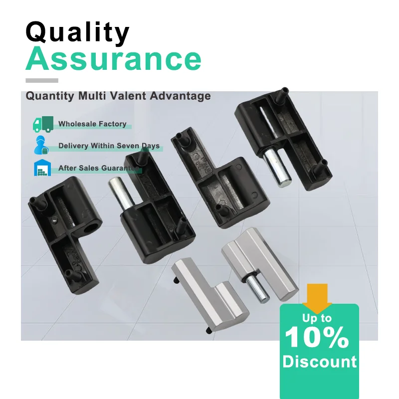 

Detachable Hinge Mechanical Equipment Vehicle Electrical Cabinet Left And Right Doors Black Zinc Alloy With Screws