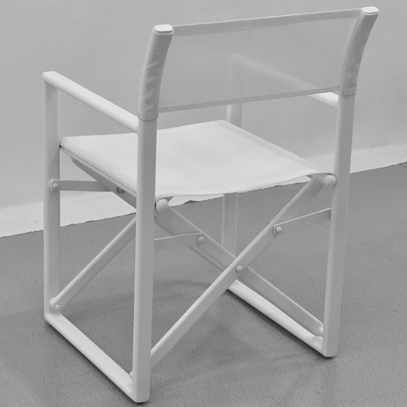 Easy Hand Carry Garden Travel Outdoor Furniture Patio Director Chair Cover Personalized Modern Aluminum With Mesh Folding Chair