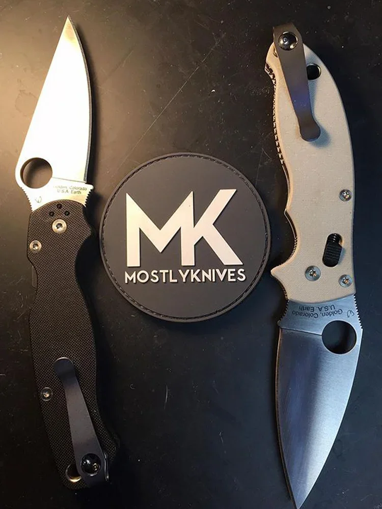 Custom Titanium Pocket Clip para Spyderco, Pocket Clip, 6 cores, C81, Paramilita2, Para3, C11, C10, C223, Manix, Delica, Endura, G10