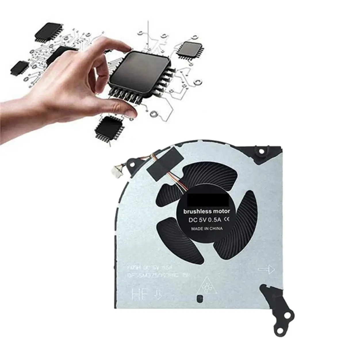Ventilateur de refroidissement (ABGQ) pour Lenovo Legion R7000 Y7000 Y550-15E 5-15IMH05 5-15ARH05 2020 5V, ventilateur de remplacement pour dissipateur thermique CPU