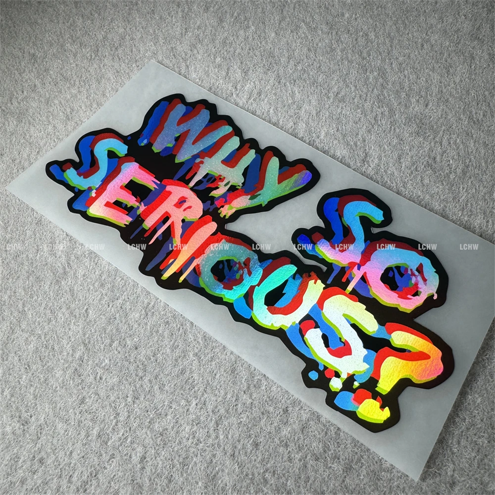 Why So Serious Stickers Car Styling Vinyl Motorbike Fuel Tank Helmet Auto Truck Window Decal