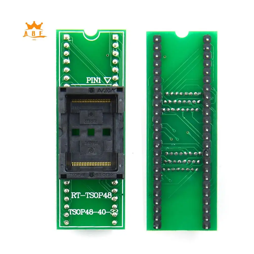 A08E-TSOP48 To DIP48 Adapter TSOP48 Socket For RT809F RT809H & For XELTEK USB Programmer