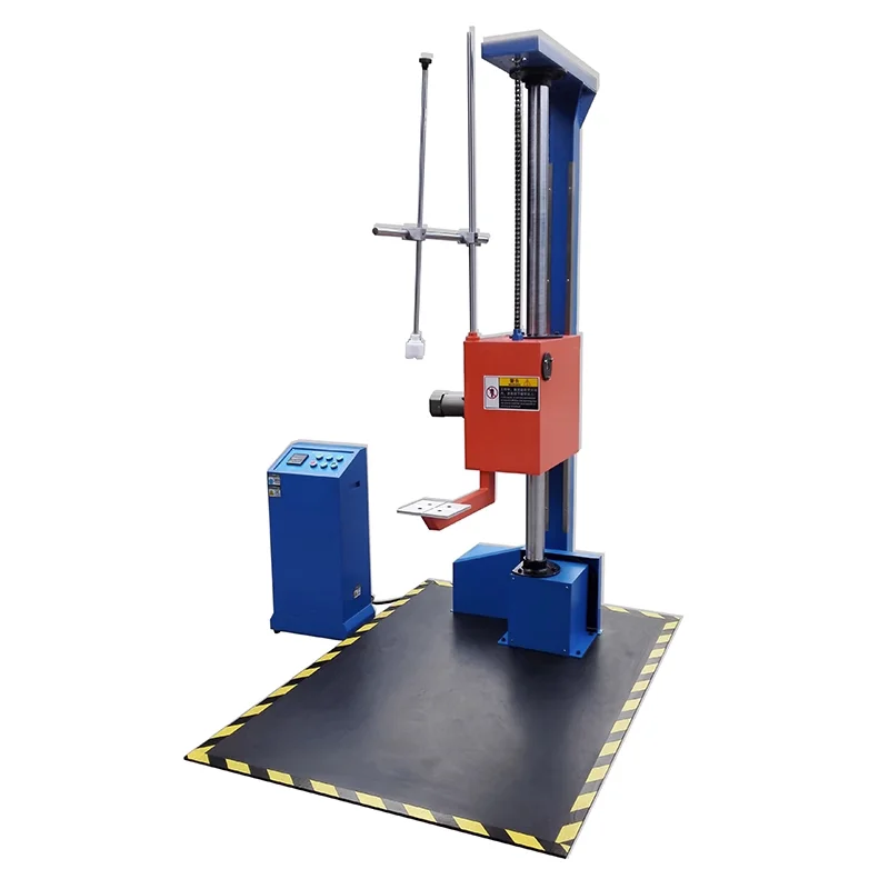 Single arm drop test machine Double wing drop machine Packing box Free drop test bench Carton angular surface tester