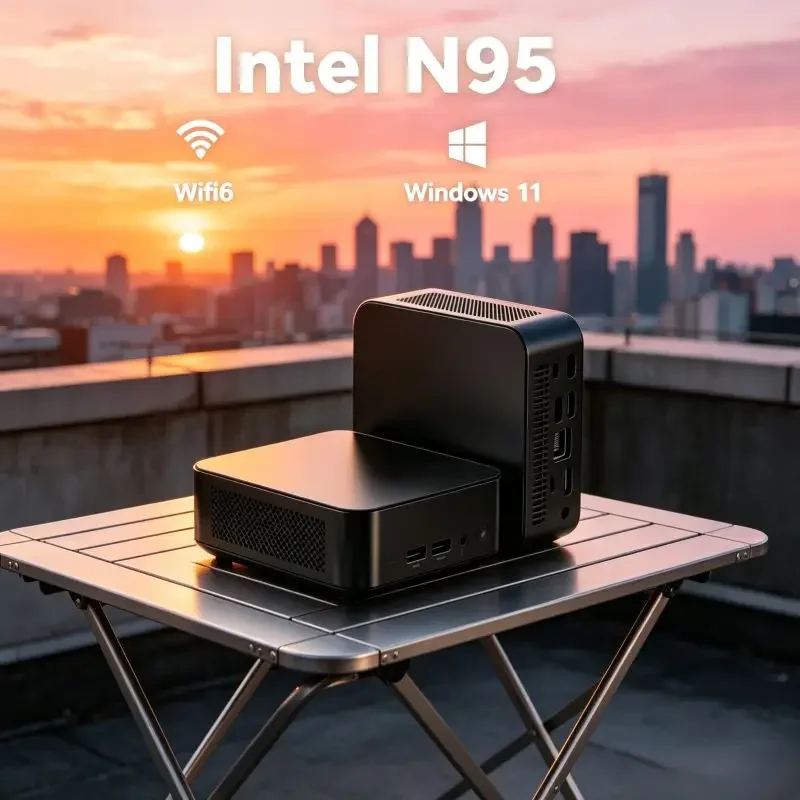 

New Mini PC Core N95, 16GB SSD, Win11, WiFi6, 4K, Cost-effective Configuration, Great for Home Users and Business Workers