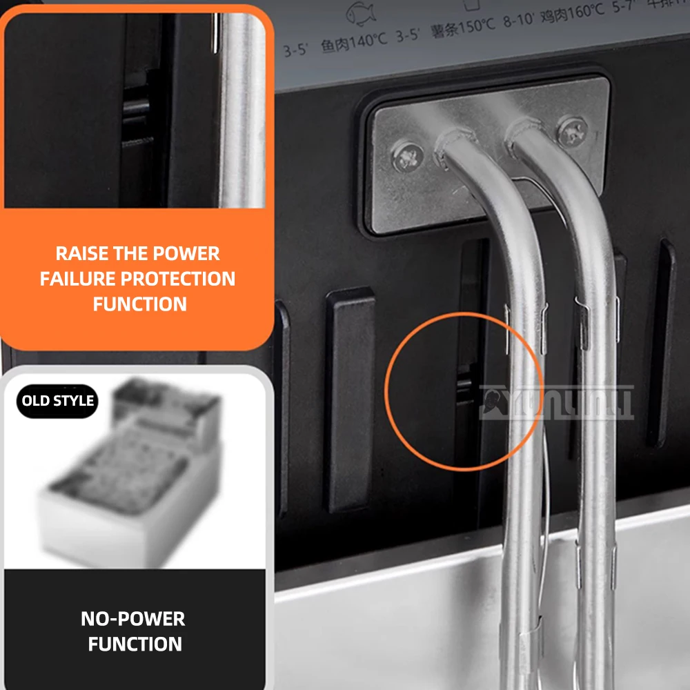 

Коммерческая электрическая фритюрница, электрическая машина для жарки, многофункциональная машина для приготовления картофеля фри Freidora De Papas Fritas, электронная машина