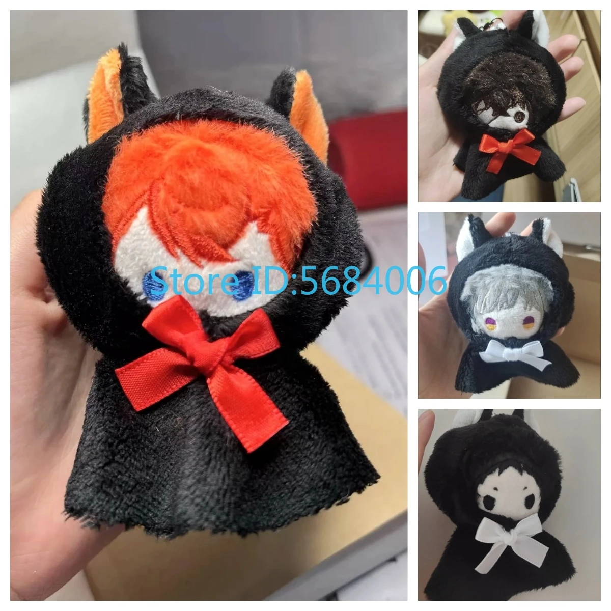 

Anime Bungou Stray Dogs Plush Sunny Doll Pendant Nakahara Chuuya Cosplay Hat Detachable Stuffed Creative Toys