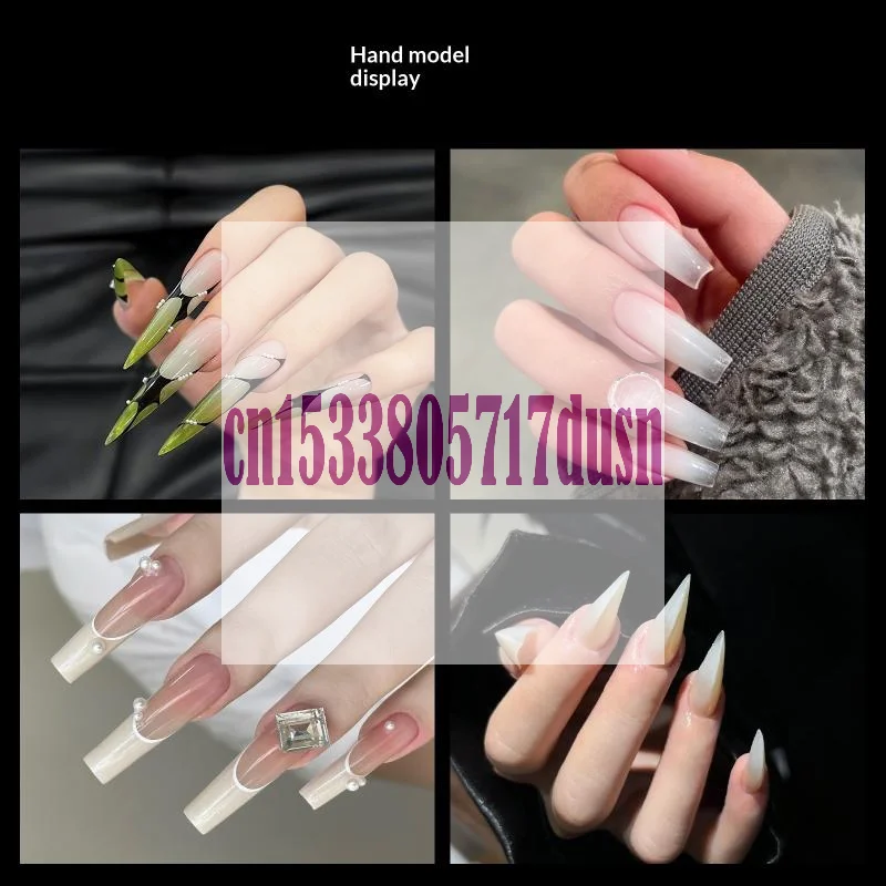 

{HBA17} 70/140/150Pcs Full Cover False Nail Tips Dual System Extension Nails Forms Fake Toenail Tips For Nails Gel Building Mold