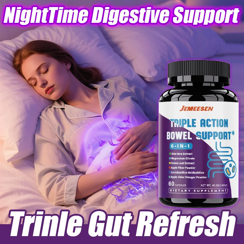 

Natural Intestinal Cleansing Capsules With Apple Cider Vinegar Powder-Clearing and Protecting the Intestine to Assist in Weight