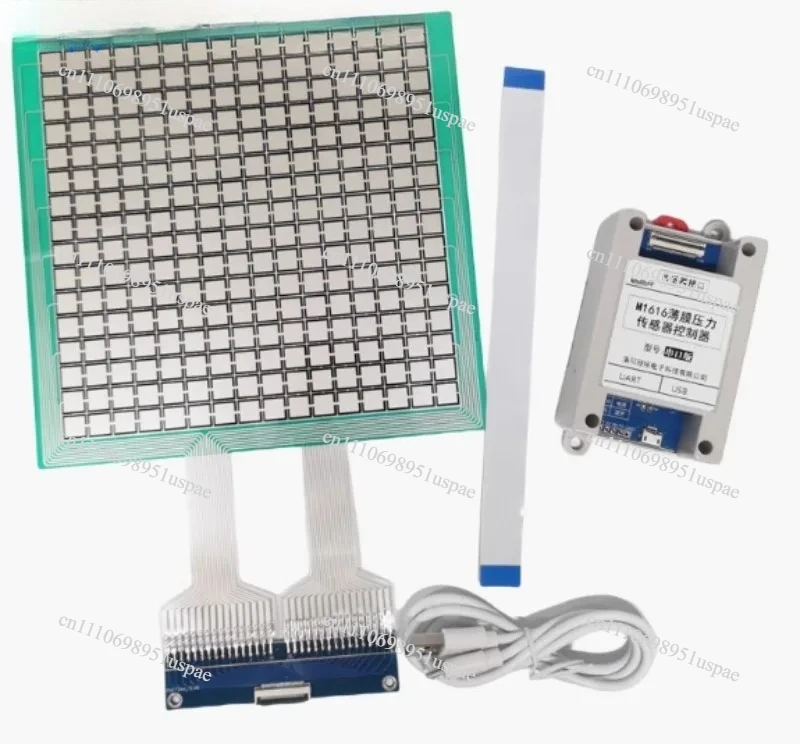 Piezoresistive Array Distributed Flexible Thin Film Pressure Sensor with Multi-point Sensing for Posture Detection FSR