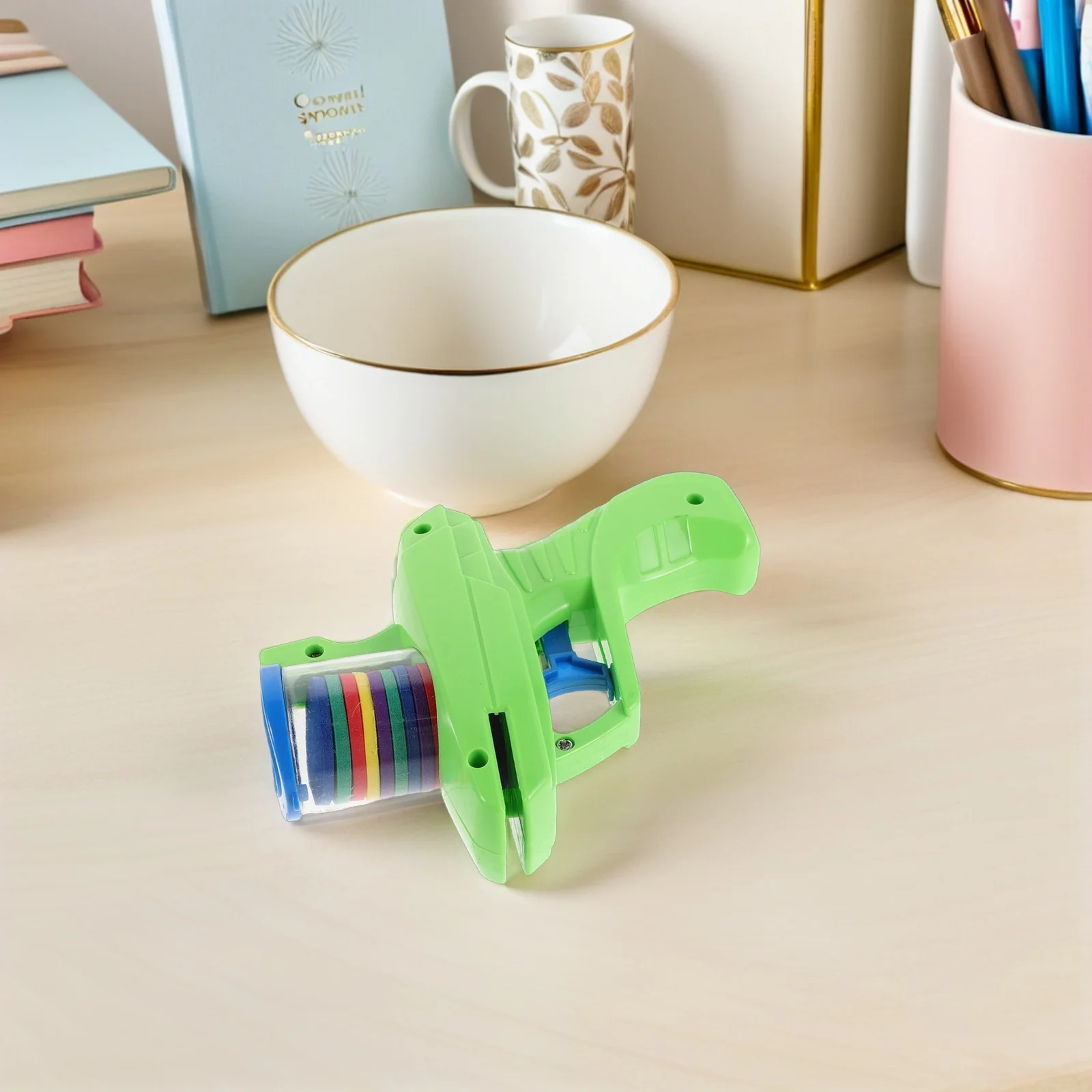 2 مجموعات رغوة القرص قاذفة البلاستيك الطائر القرص مطلق النار في الهواء الطلق اللعب الفناء الخلفي لعبة قرص مستدير رمي لعبة تطوير المهارات