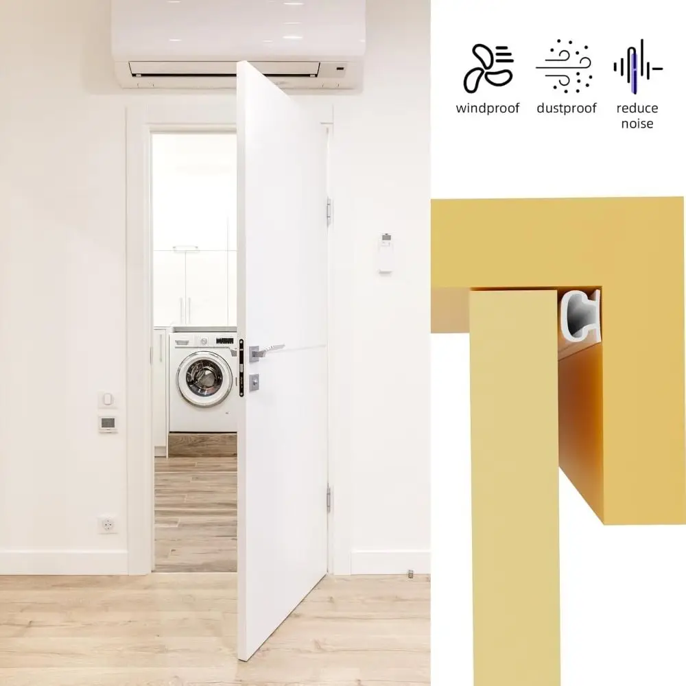 

6 м звукоизоляция, резиновая изоляция D-образной формы, изоляция дверной рамы, самоклеящаяся ветрозащитная защита от сквозняков, бытовая техника