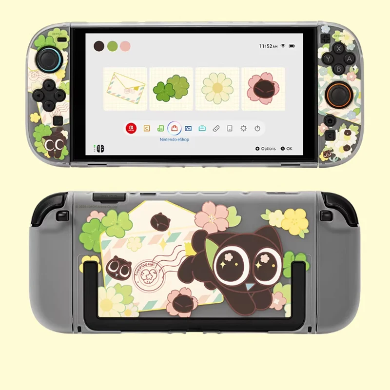 Luoxiaohei Matte Hard Front Back Cover Crystal Shell Protector For Nintendo Switch 2 NS2 Joy-con Game Controller Protective Case
