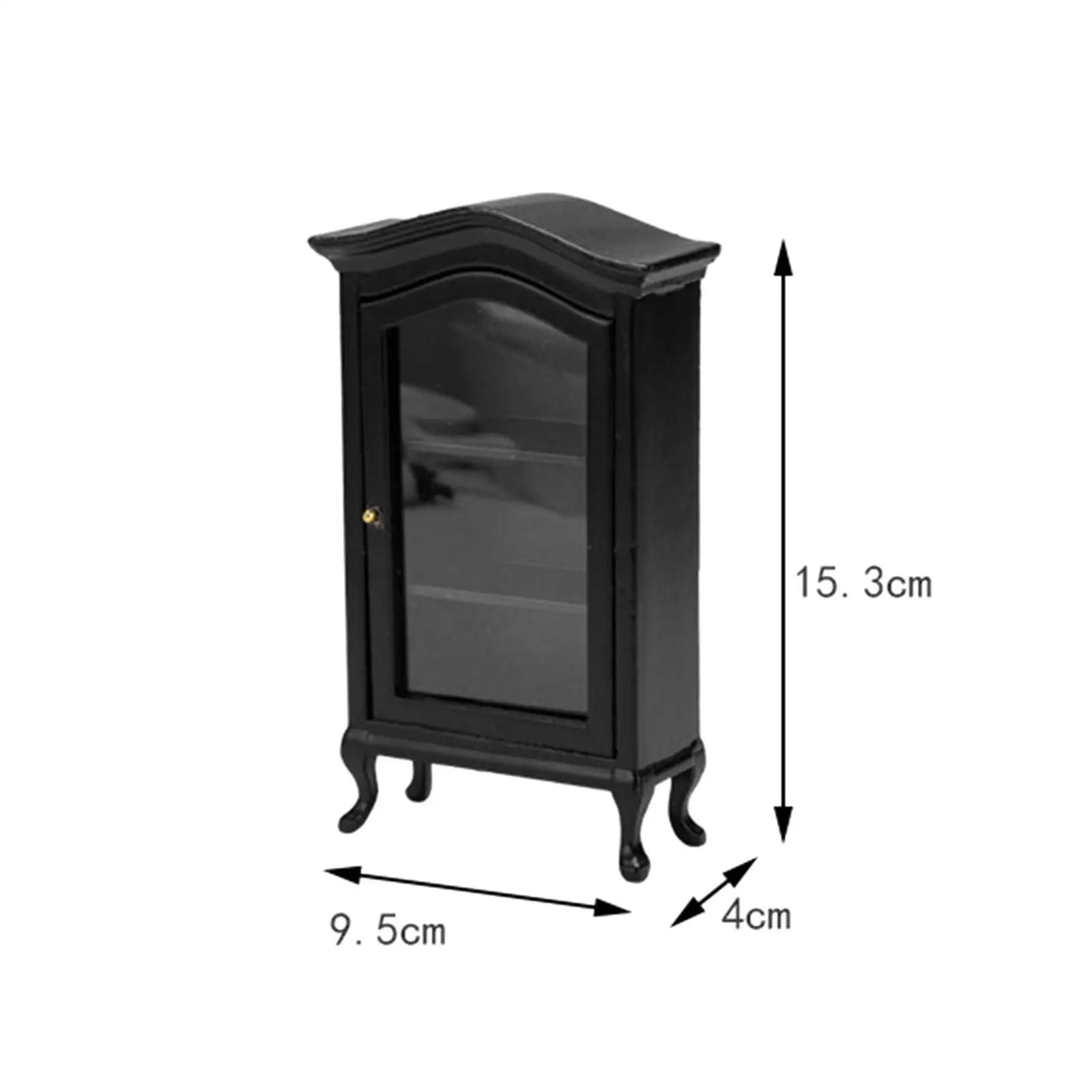 인형의 집 나무 책장, 소형 인형의 집 디스플레이 캐비닛 소형 장면을 위한 소형 가구 디스플레이 선반