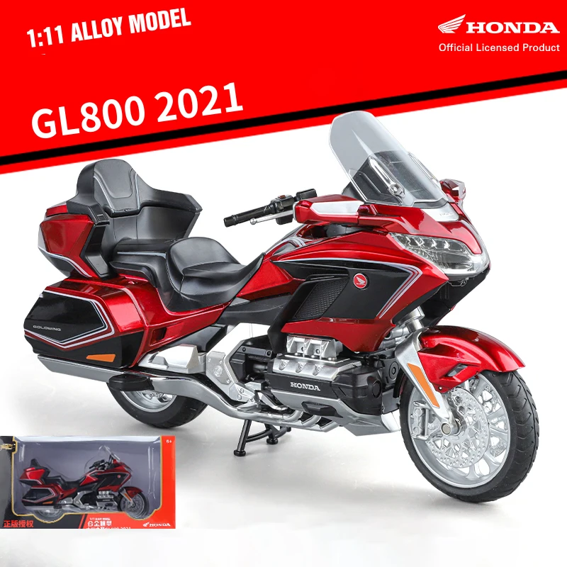 1:11 Honda Gold Wing GL800 2021 Alloy Die Cast Motorcycle Model