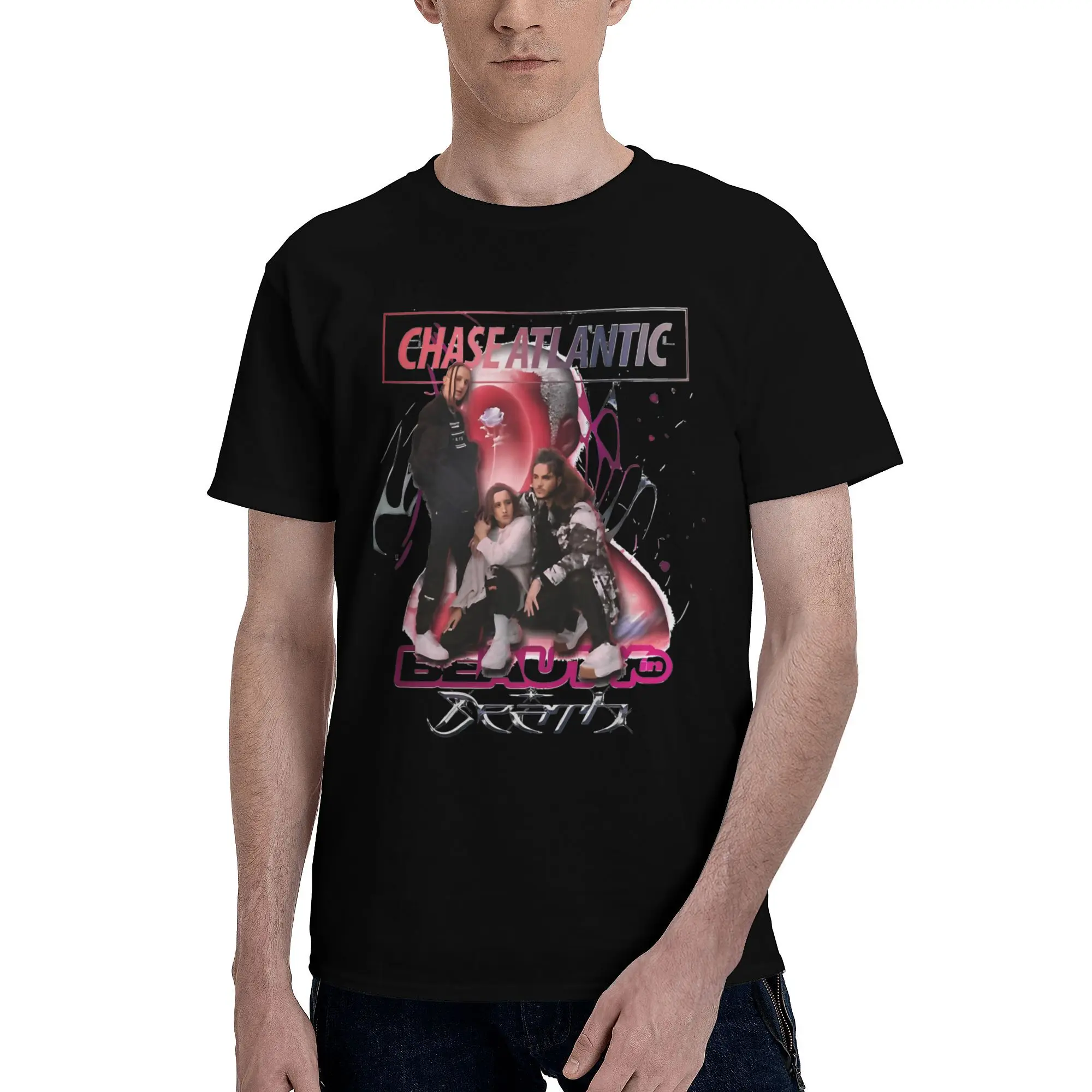 Chase Atlantic New Arrival T Shirts for Men Women Lost in Heaven Pure Cotton  Tee Shirt Clothing YD004