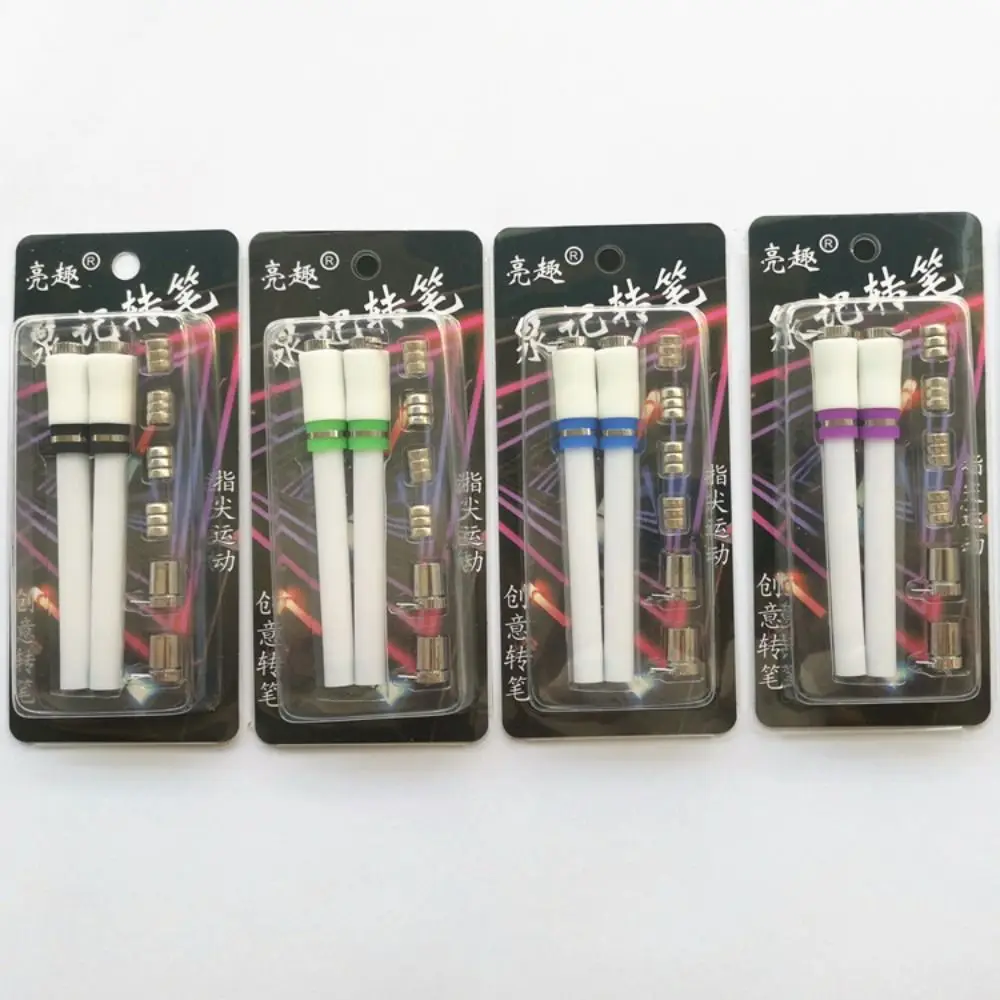 

Stationery Fidget Toy School Supplies Foldable Spinning Pen Magnet Light Balance Pen Rotating Light Pen Luminous Spinning Pen