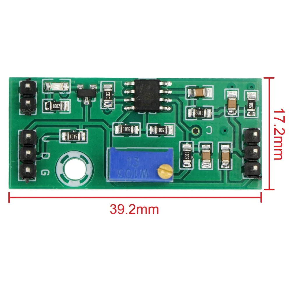 LM393 Voltage Comparator Module 4.5-28V Signal Waveform Adjustable High Low Level/Load Drive Dual Channel High Voltage Module