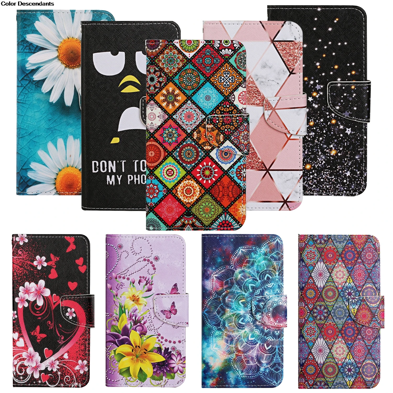 Wallet Leather Case Anti-fall Flip Phone Case For OPPO A74 A55 A53S  A54 A54 A16 A16S A54S A56 4G 5G Pro Find X3 C21 RENO 6 CAPA