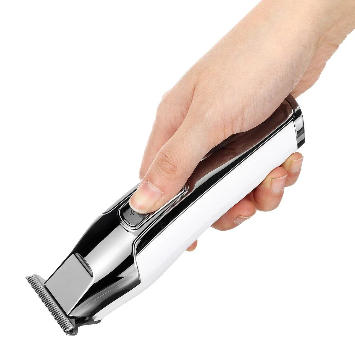 Cortadora de pelo profesional para hombre, máquina eléctrica de corte de pelo con pantalla LCD, recargable, para Barba