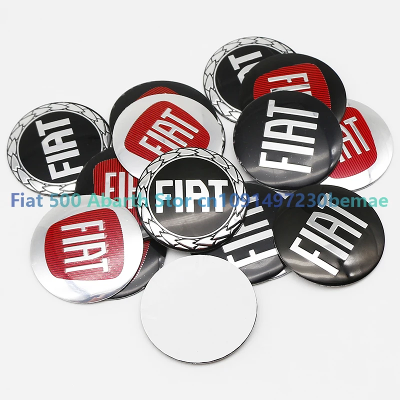 4Pc 56mm Car Wheel Center Hub Cap Stickers Auto Rim Cover Emblem Badge Fo FIAT Astra Grande Punto 500 Tipo UNO Panda Freemont