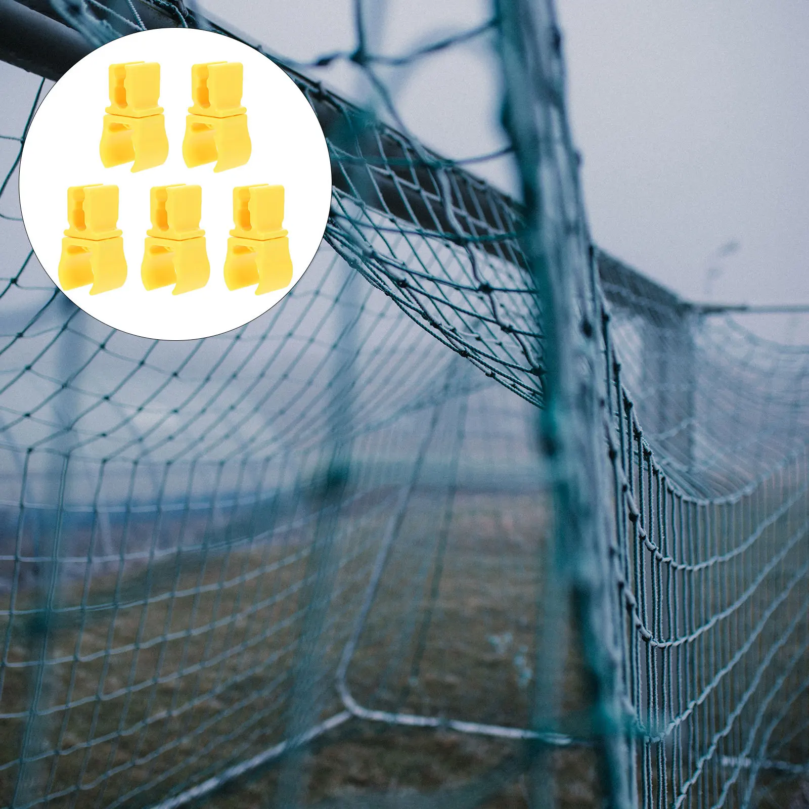 

5Pcs Soccer Goal Connection Clip Wicker Football Door Alignment Anti-Slip Fasteners Clips Simple Disassembly Eco Friendly Long