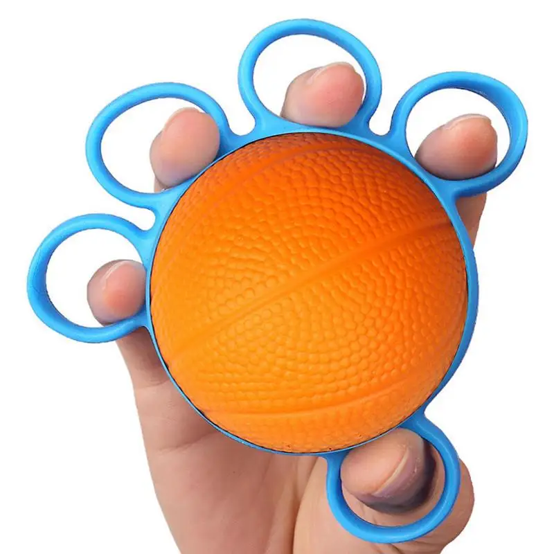 1pc Finger Grip Ball Finger Grip Strengthening Exerciser Hand Therapy Grip Strengthener Stretcher Rehabilitation Training