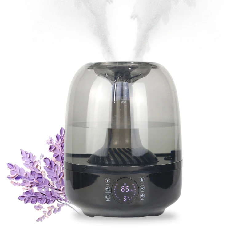 Portable 4L Electric Humedificador Led Lights Humidifier for Large Room