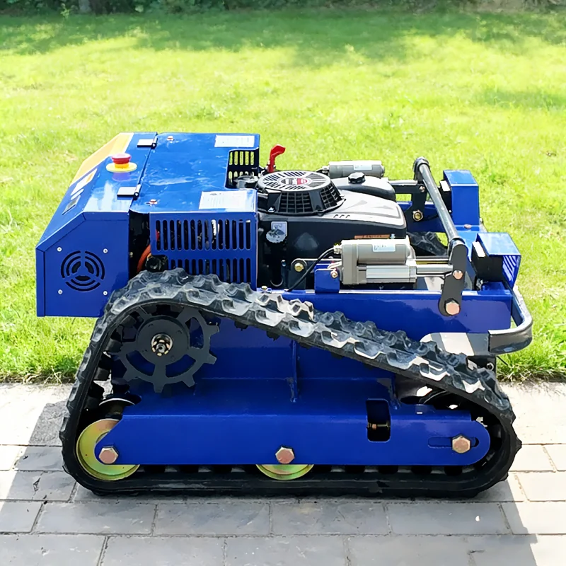 

Customized tracked orchard weeding machine, multifunctional control, hillside greenhouse, farm embankment mowing