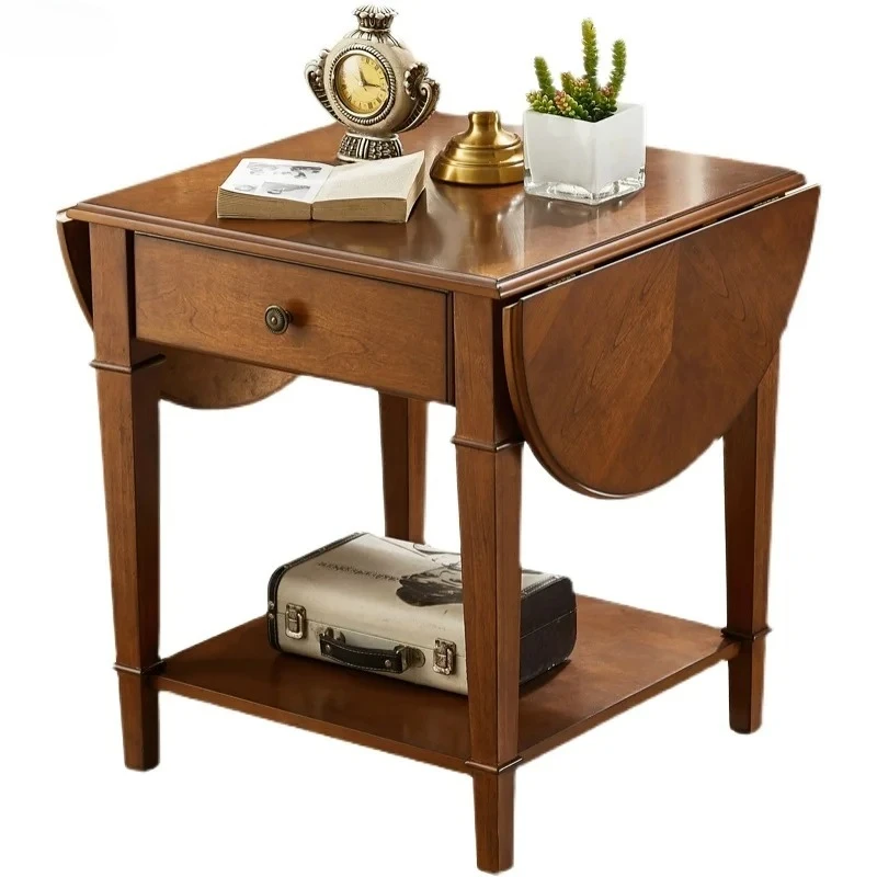 foldable table sofa side function table living room phone  small square table