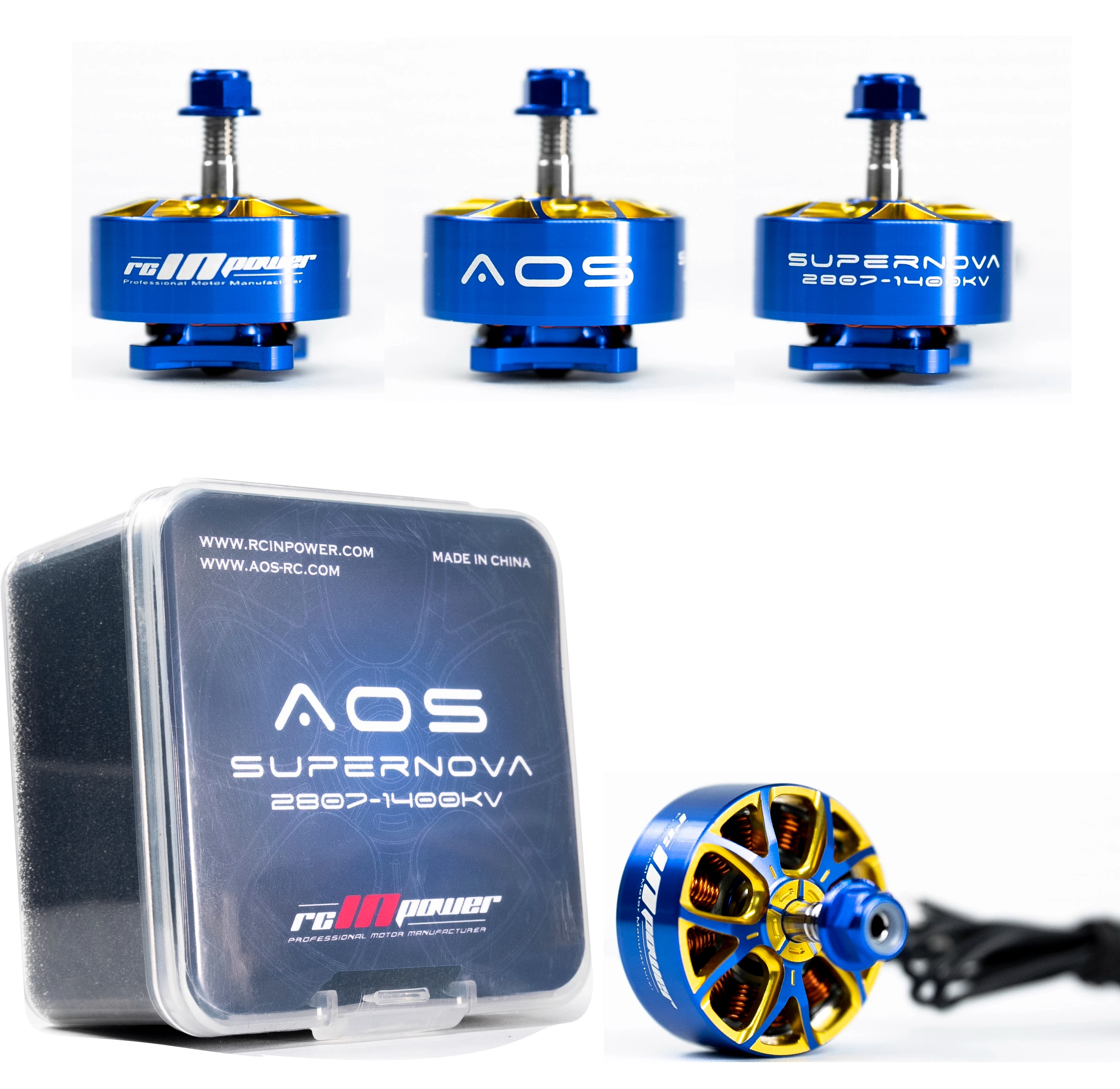 

Rcinpower Aos Supernova 2807 1400 кВ 4-6s Fpv бесщеточный двигатель для 6-7 дюймов Rc Fpv Racing Freestyle Long Range Drones запасные части