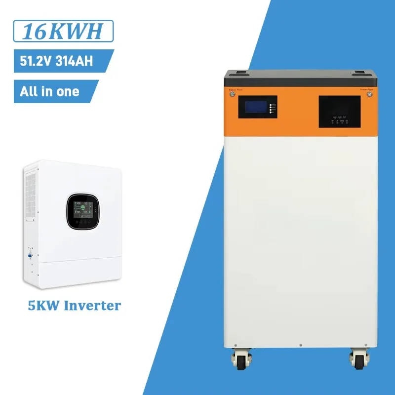 16kwh Built in 5kw Inverter 48V 51.2v 314Ah LiFePO4 Battery All in One Solar Power Energy Storage Battery System off Grid