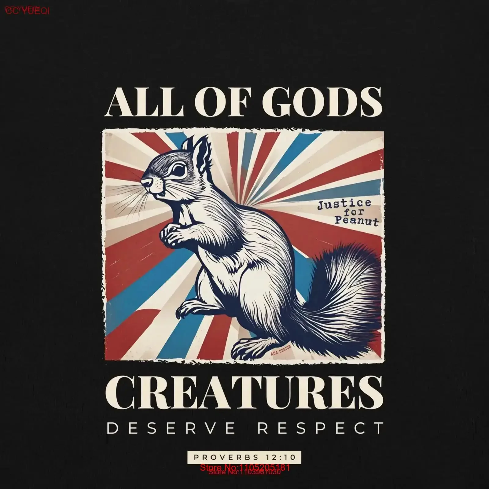 Why My Life Mattered Squirrel Peanut and Fred T Shirt They Killed Me Too Raccoon RIP Justice for the vintage Washed Soft