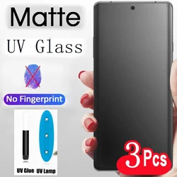 UV liquid Glue Screen Protector For Xiaomi MI 14 13 Pro 12S 12X 12 Matte Tempered Glass Film Xiao Mi Note 10 Lite 13 14 11 Ultra