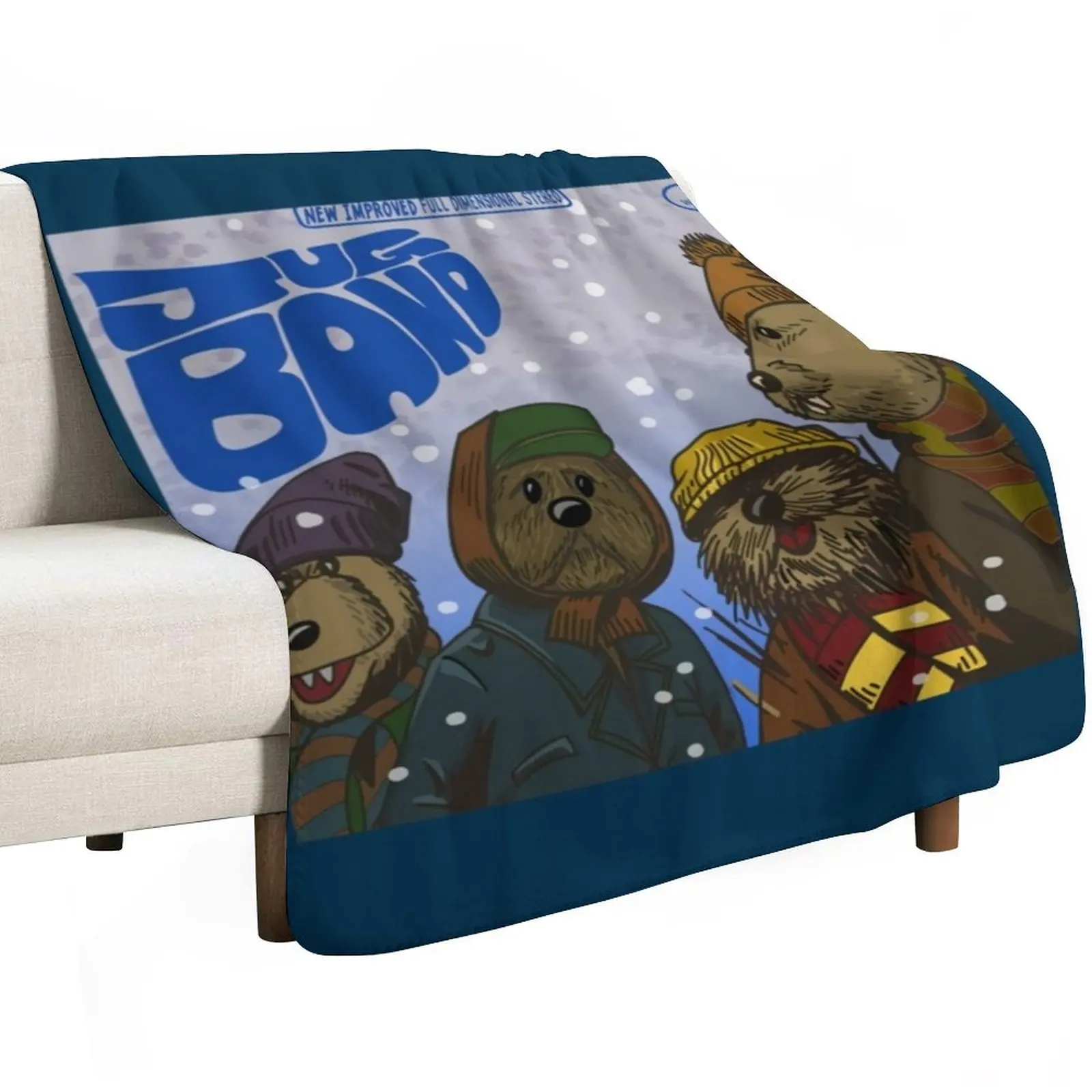 Emmet Otters Jug Band Christmas 1 Throw Blanket Cozy Microfiber Throw Blanket for Home Bedroom