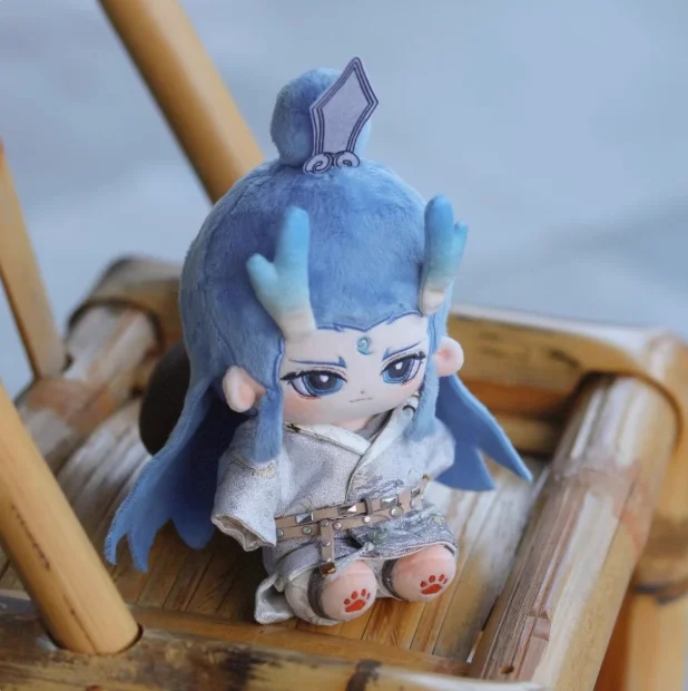 Movie Ne Zha 2 Nezha Aobing 20cm Doll Toy Skeleton Clothes Costume Cute Cosplay Gift Anime Original Lovely