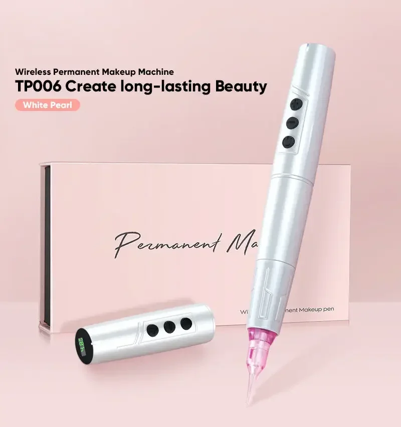 ATTO High Quality Wireless Eyebrow Universal Tattoo Pen Permanent makeup membrane needle Permanent Makeup Pen with Battery