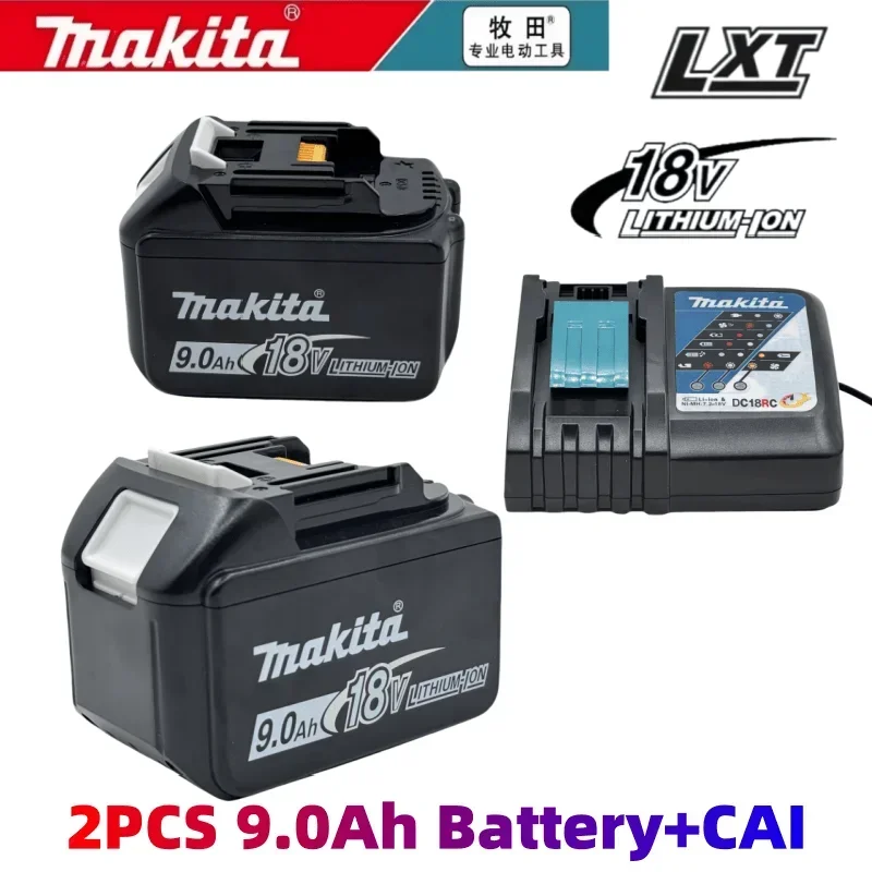 

Original Makita battery, 18V 9.0Ah rechargeable battery, power tool BL1830 BL1840、BL1850、BL1860B、 Makita 18V lithium battery