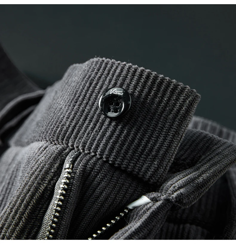 2026 Winter Fleece Warme Cordhose für Herren – Lässige Outdoor- und Business-Hose mit dickem Flock-Plüsch in Schwarz, Grau, Braun – Detail 3