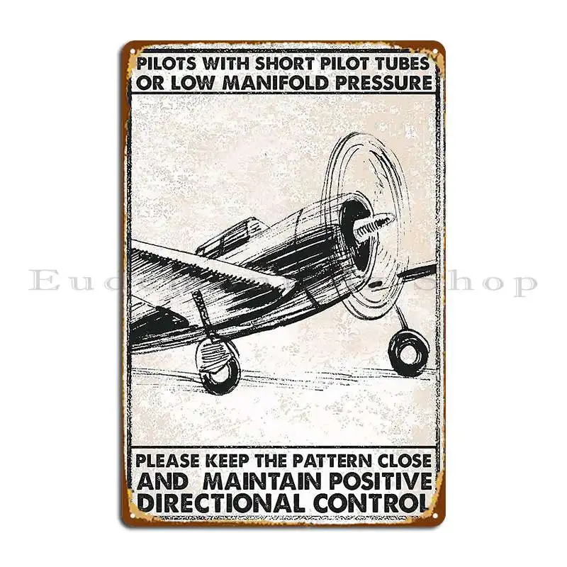 يرجى الحفاظ على أنابيب طيار قصيرة أو ضغط مشعب منخفض على النمط علامات معدنية جدار ديكور سينما تين تسجيل ملصق #1