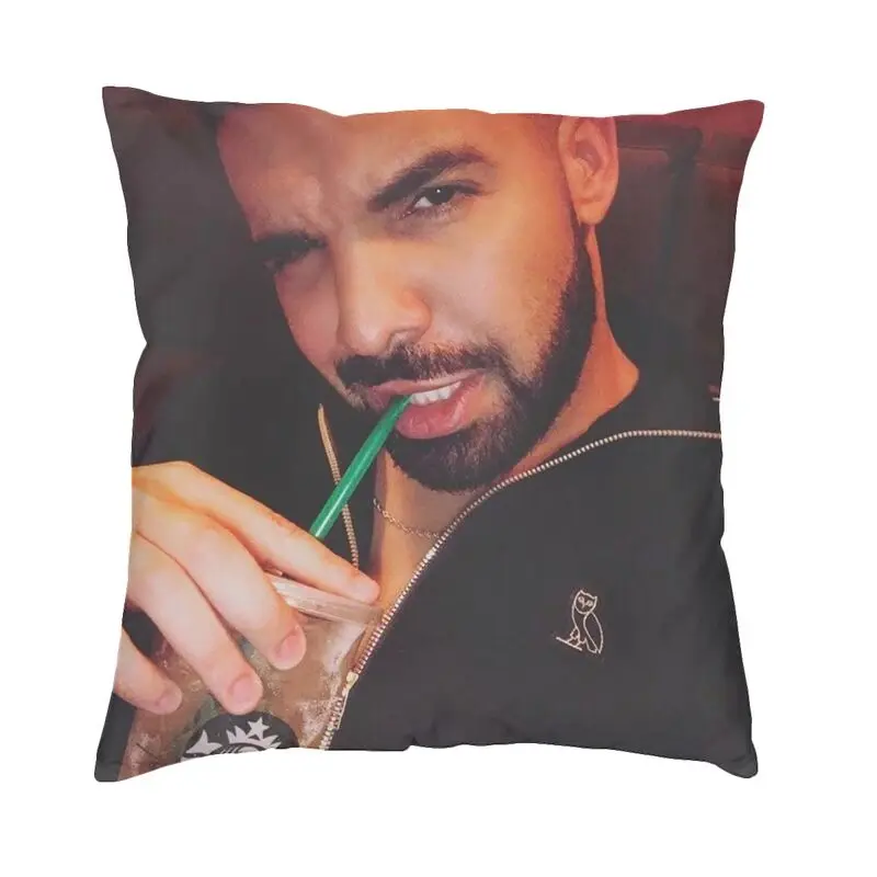 

Nordic Style Bbl Drake Throw Pillow Case Decoration Custom Square Cushion Cover 45x45cm Pillowcover for Sofa