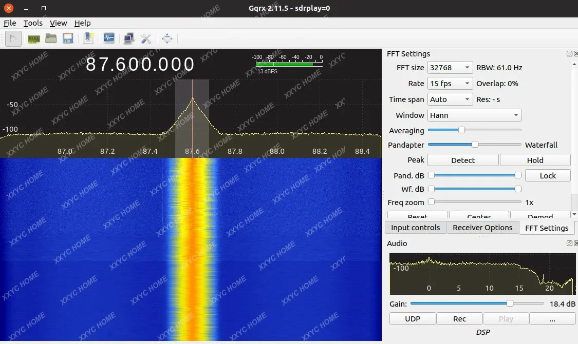 Универсальный программный радиоприемник, мониторинг спектра, радио, оригинал