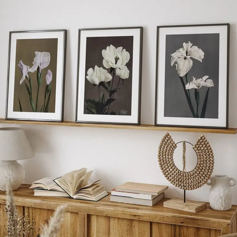 

Blooming Flower Peony Plants Wall Art Canvas Painting Modern Nordic Posters And Prints Wall Pictures For Living Room Home Decor