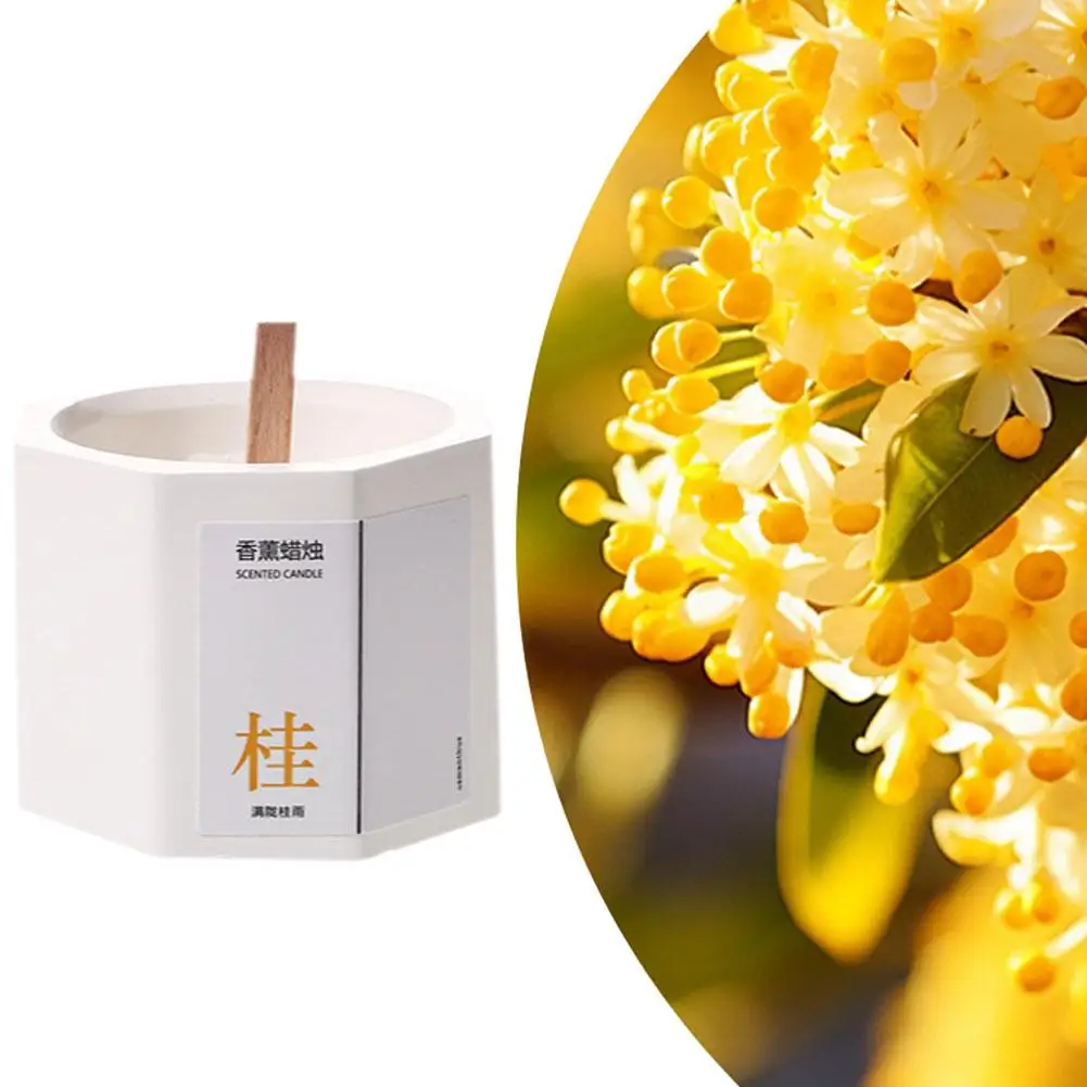 

Gardenia, Osmanthus And Jasmine Scented Candles For Bedroom Home Use, Long-lasting Indoor Aroma, Low-temperature Fragrance